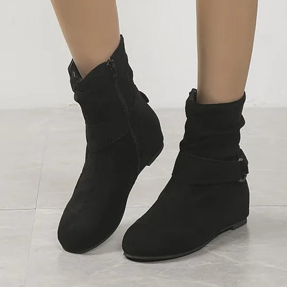 Women's Buckle Strap Ankle Boots