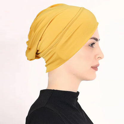 Soft Stretch Turban Cap for Women