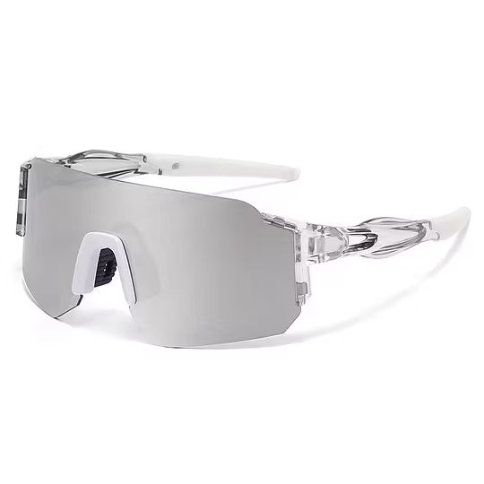 Sport Sunglasses with Oversized Frame and UV Protection