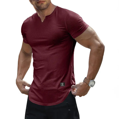 Men's Slim Fit V-Neck Performance T-Shirt