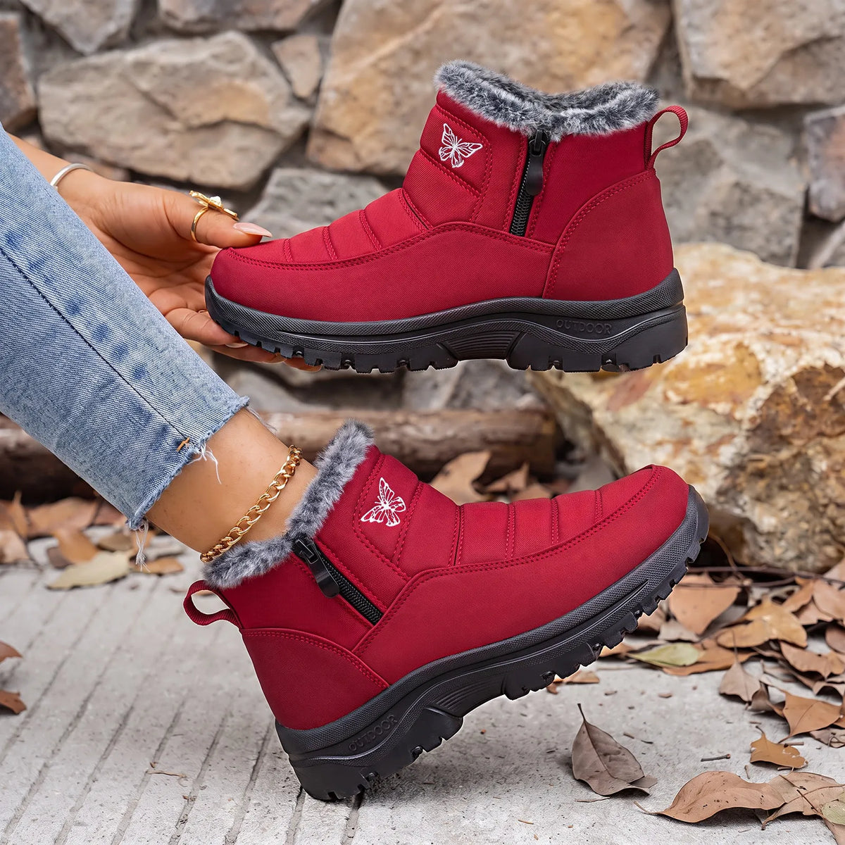 Women's Waterproof High-Top Winter Boots