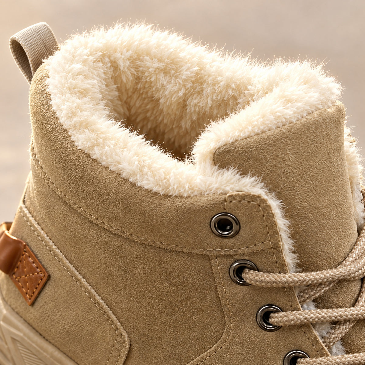 Men's Lace-Up High-Top Boots