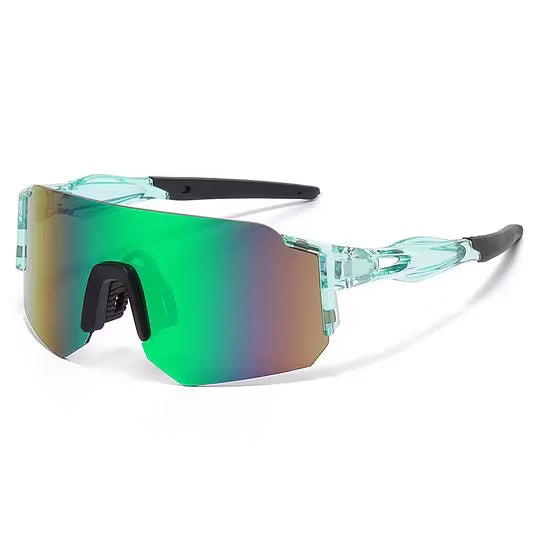 Sport Sunglasses with Oversized Frame and UV Protection