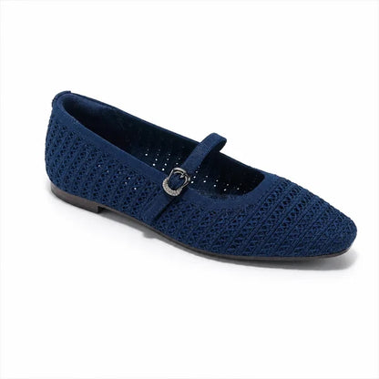Women’s Knitted Strap Flat Shoes