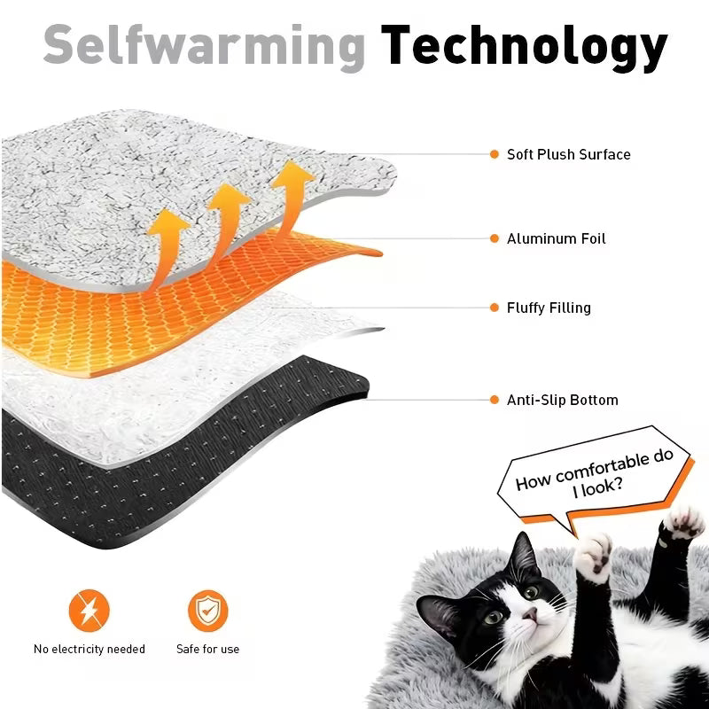 Self-Warming Pet Bed & Mat