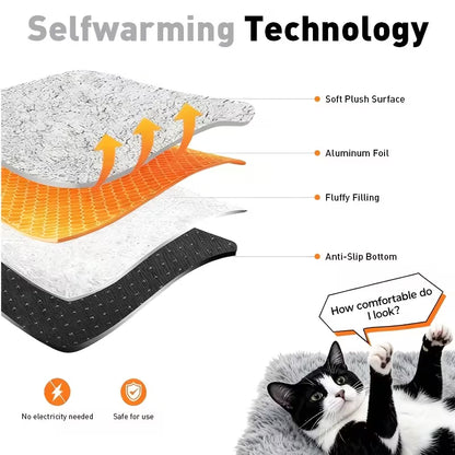 Self-Warming Pet Bed & Mat