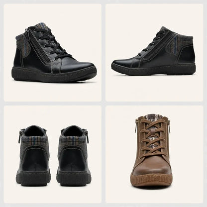 Women's Lace-Up Wedge Ankle Boots