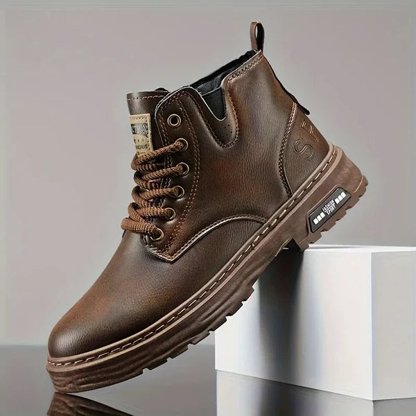 Men's High-Top Lace-Up Boots