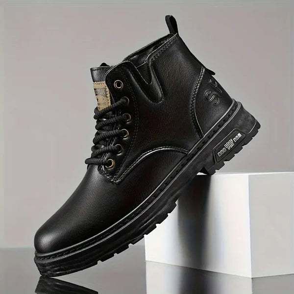Men's High-Top Lace-Up Boots