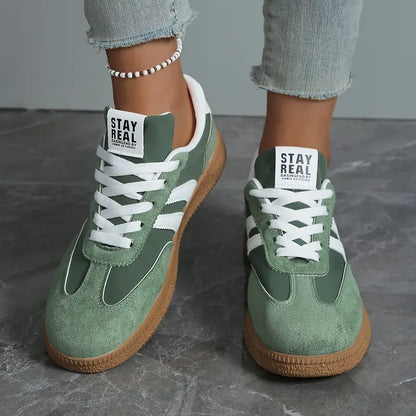 Women’s Retro Comfort Lace-Up Sneakers
