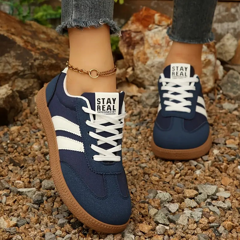 Women’s Retro Comfort Lace-Up Sneakers
