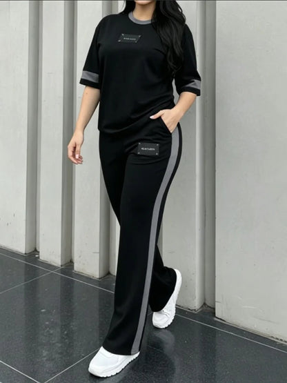 Women's T-Shirt and Pants Set