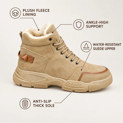 Men's Lace-Up High-Top Boots