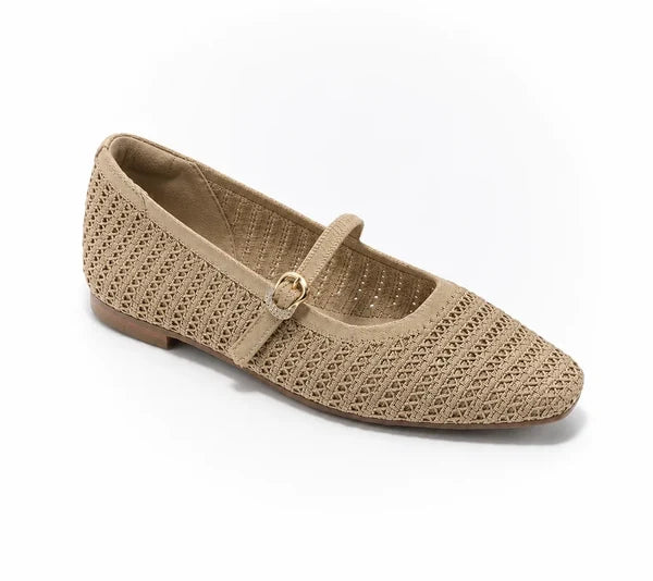 Women’s Knitted Strap Flat Shoes
