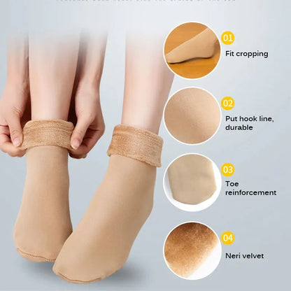 5-Pair Cuffed Socks