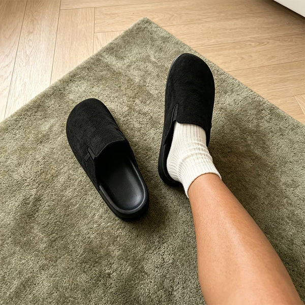 Men’s Wide-Toe Casual Mule Slides