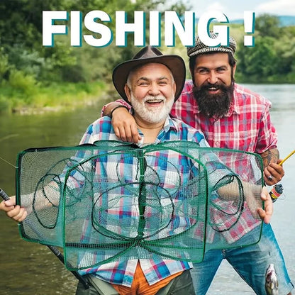 Foldable Multi-Entry Fishing Net