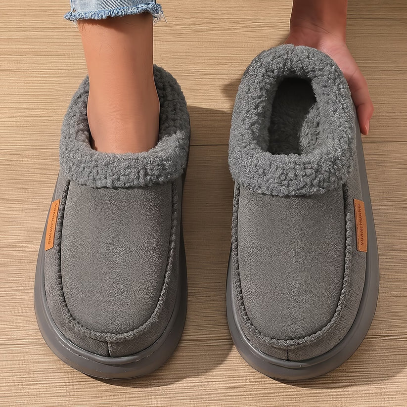 Unisex Side-Stitch Winter House Shoes