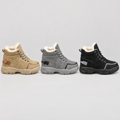 Men's Lace-Up High-Top Boots