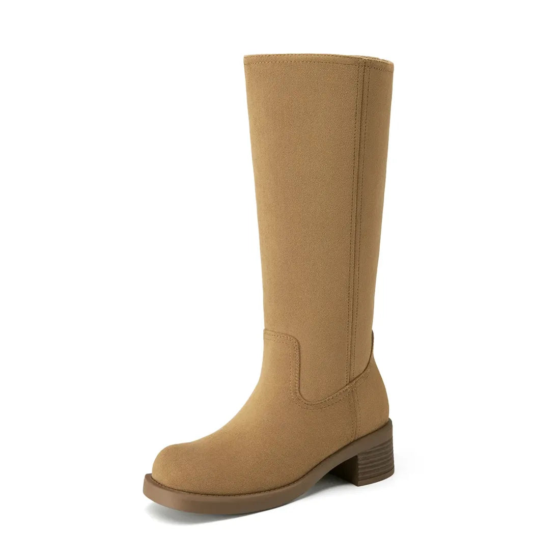 Women's Knee-High Block Heel Boots
