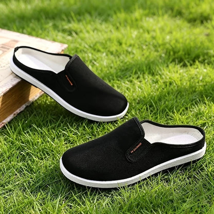 Men’s Wide-Toe Casual Mule Slides