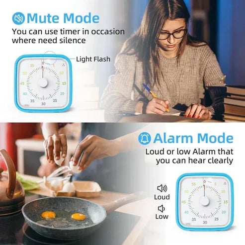 60-Minute Visual Countdown Timer