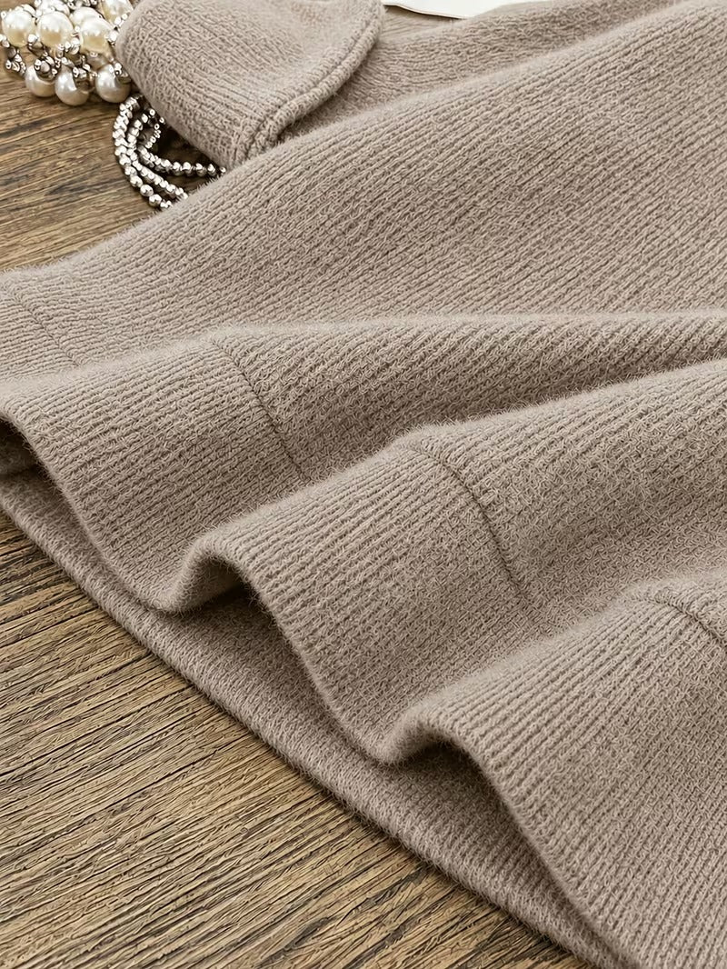 Women’s Ribbed Crew Neck Pullover Sweater
