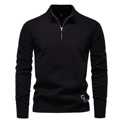 Men's Quarter-Zip Pullover Sweater