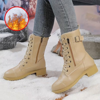 Women's Mid-Calf Lace-Up Boots