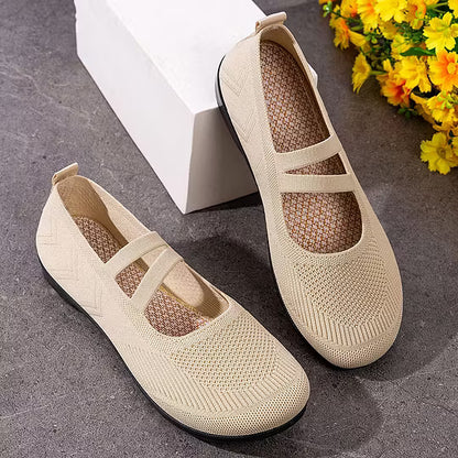 Women's Knit Mary Jane Flats