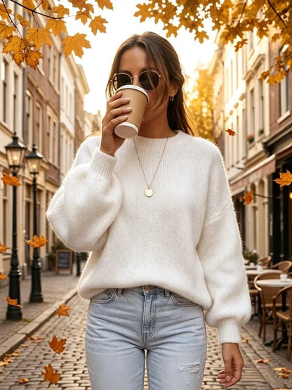 Women’s Round Neck Pullover Sweater
