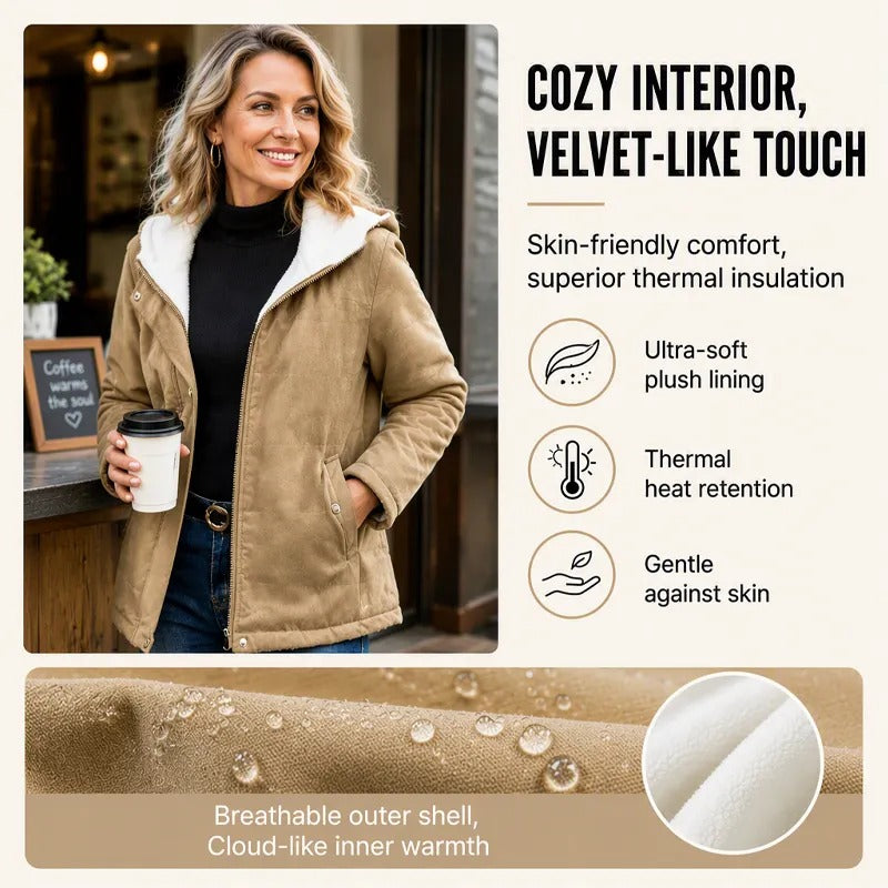 Women's Hooded Zip-Front Jacket