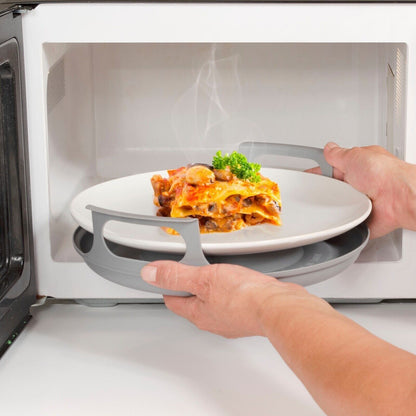 Microwave Anti-Scald Tray with Cool-Grip Handles