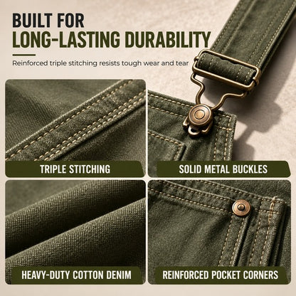Men's Adjustable Bib Overalls