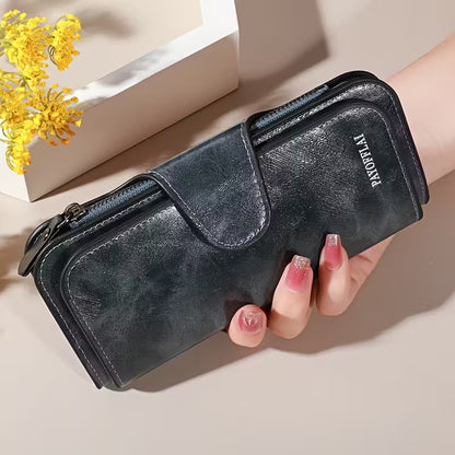 Luxury Faux Leather Wallet & Clutch