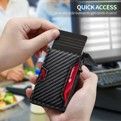 Men's Pop-Up RFID Card Wallet
