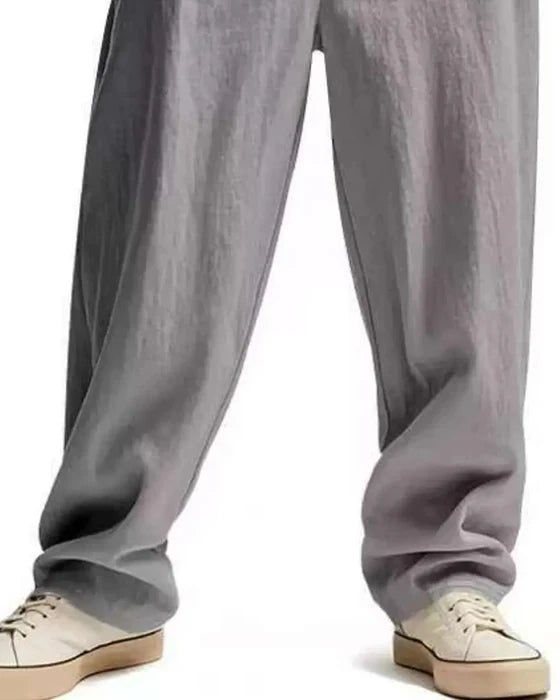 Men’s Casual Drawstring Straight Leg Pants