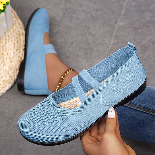 Women's Knit Mary Jane Flats