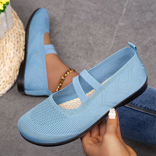 Women's Knit Mary Jane Flats