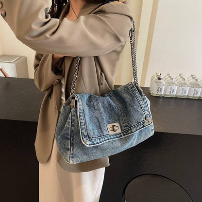 Women’s Retro Chain Strap Shoulder Bag