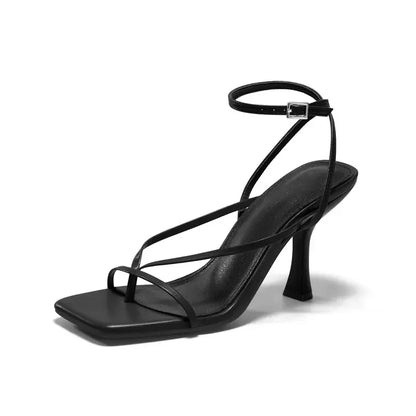 Women's Strappy Kitten Heel Sandals