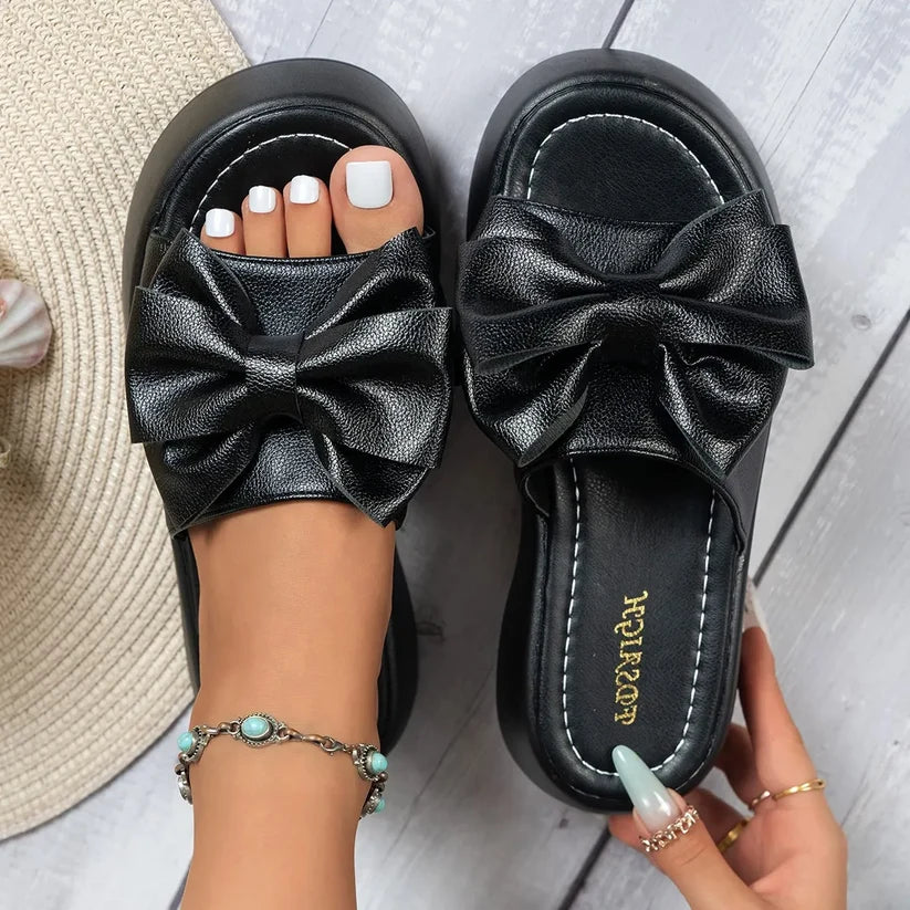 Women’s Bow Detail Platform Sandals