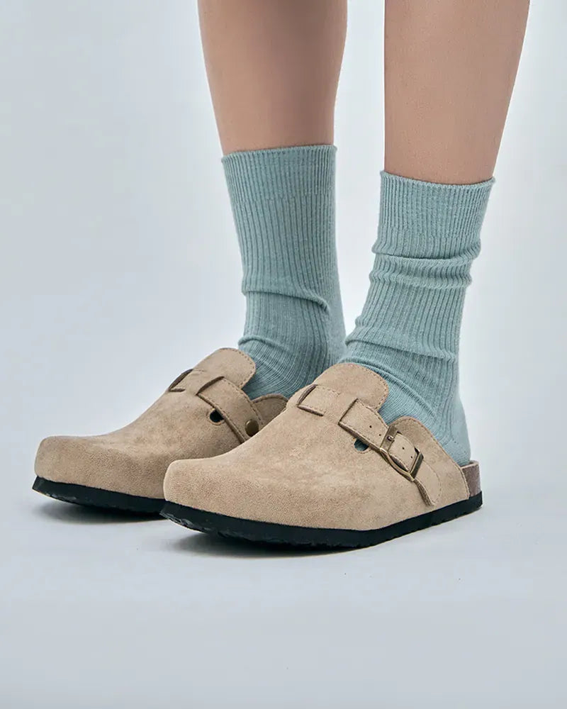 Men's Buckle Clog Slippers