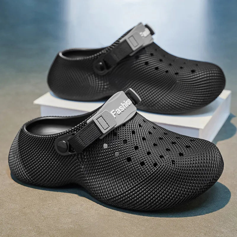 Men's Adjustable Strap Ventilated EVA Clogs