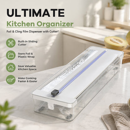 Kitchen Wrap Storage and Cutting Box