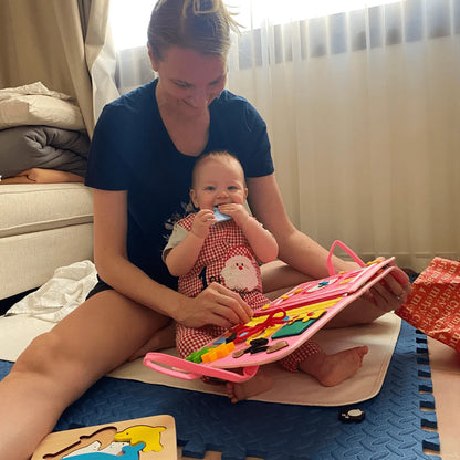 Montessori Busy Board Activity Bag for Kids