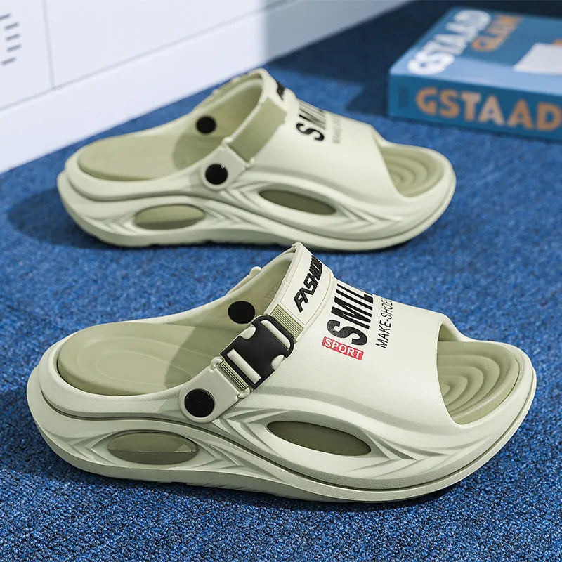 Men's Adjustable Strap Comfort Slide Sandals