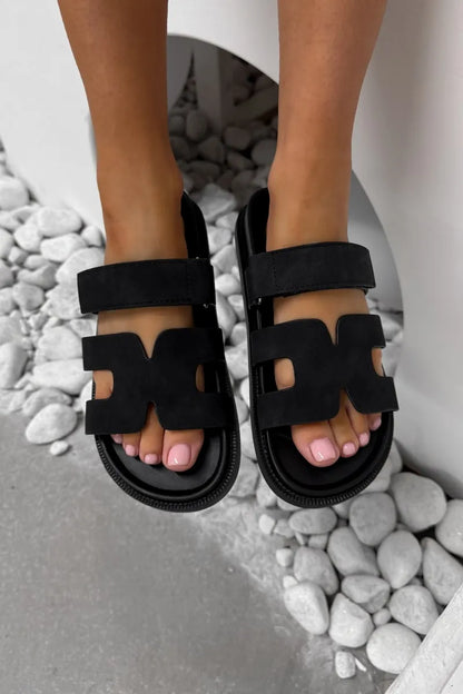 Women's Double Strap Slide Sandals
