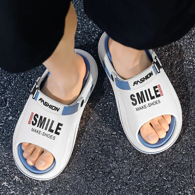 Men's Adjustable Strap Comfort Slide Sandals