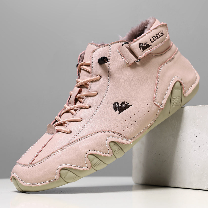 Men's High-Top Lace-Up Casual Sneakers